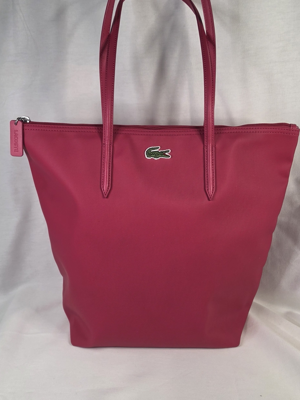 Lacoste Tote Cherry Red